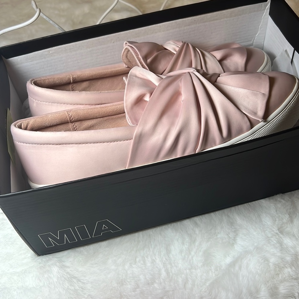 MIA baby pink sneakers